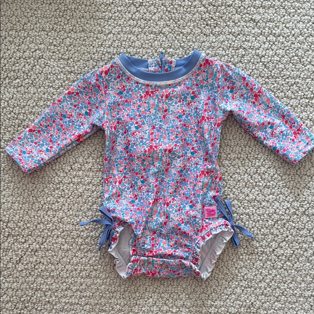 Ruffle Butts Colorful Baby Swimsuit